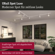 URail Schienenspot Luxe Signalweiß GU10  max. 10W dimmbar 230V