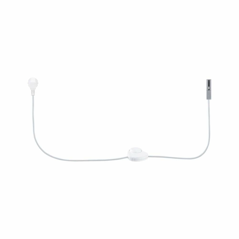 Paulmann URail Einspeisung Kabel mit Schalter 2m max. 1000W Chrom matt