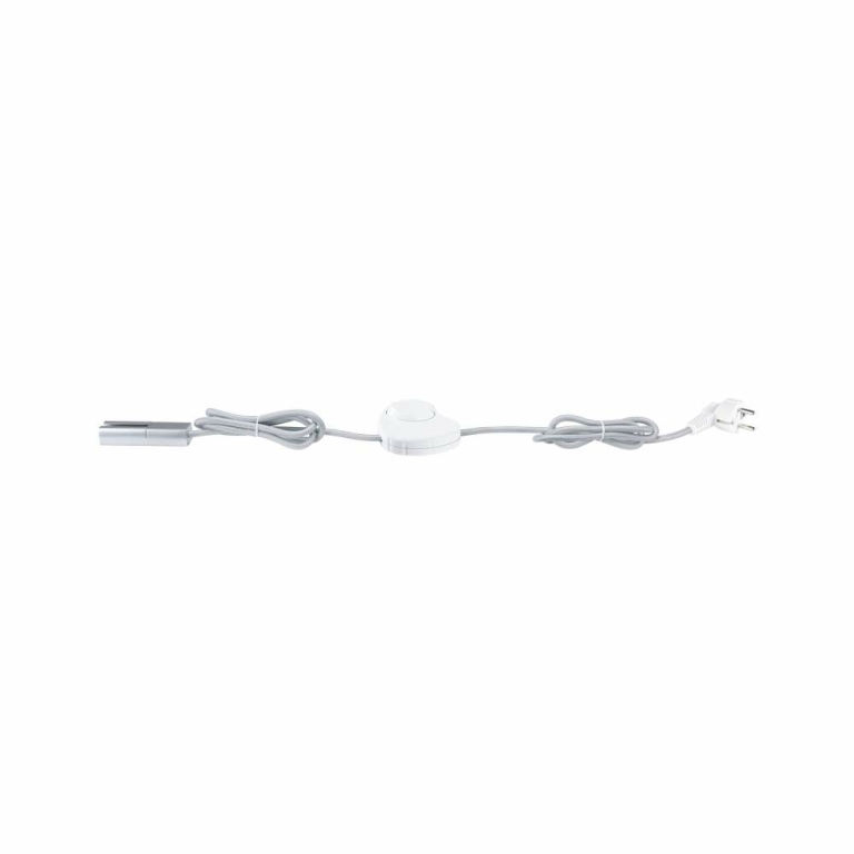 Paulmann URail Einspeisung Kabel mit Schalter 2m max. 1000W Chrom matt