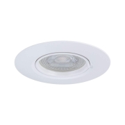 Einbauleuchte 10er-Pack starr rund Weiß 90mm GU10 max. 10x10W 230V dimmbar