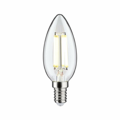 Paulmann Eco-Line Filament 230V LED Kerze E14 1er-Set  98mm 525lm 2,5W 4000K  Klar