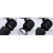 Spotlight Zyli  IP44 GU10   230V max. 2x10W dimmbar Schwarz matt
