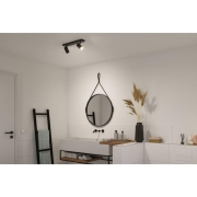 Spotlight Zyli  IP44 GU10   230V max. 2x10W dimmbar Schwarz matt