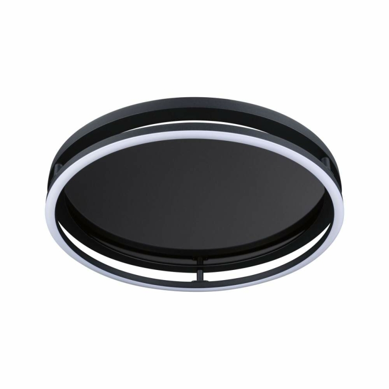 Paulmann LED Wand-/Deckenleuchte Spaceglow One Gaminglicht Partylicht RGB+ 2000lm 230V 34,5W dimmbar Schwarz matt