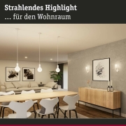 Pendelleuchte Ravi Weiß matt E27-Sockel IP44 Textilkabel kürzbar Mix&Match