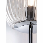 Selection Bathroom Wandleuchte Ruya Glas/Chrom IP44 E14 max. 20W dimmbar 230V