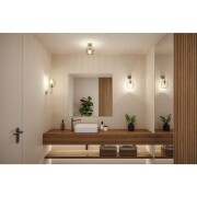 Selection Bathroom Wandleuchte Ruya Glas/Chrom IP44 E14 max. 20W dimmbar 230V