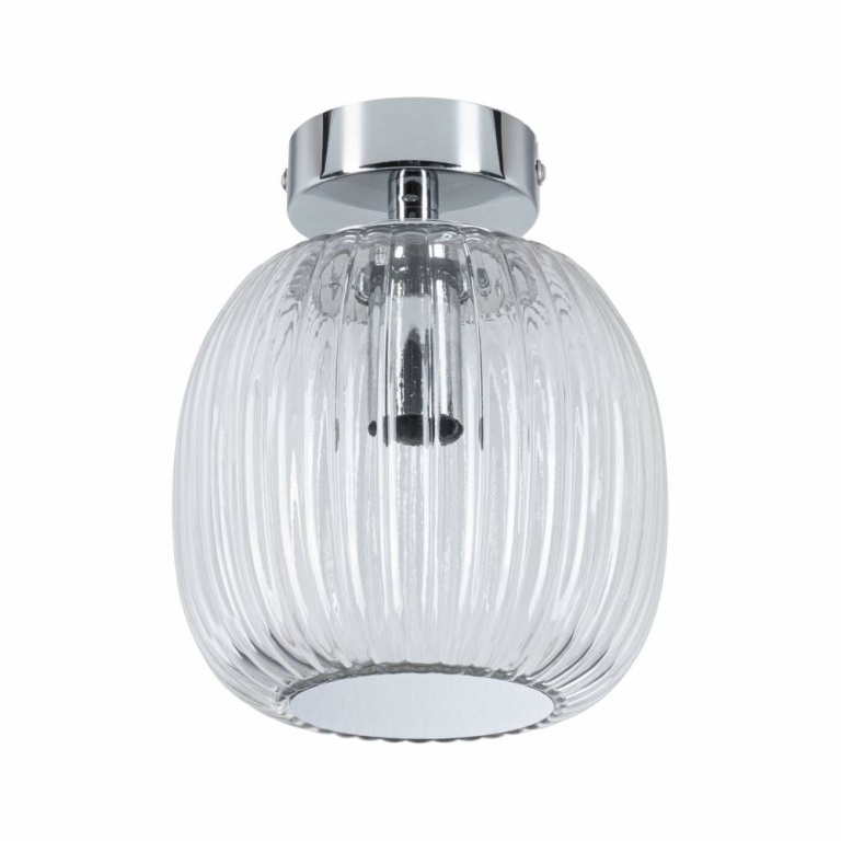 Paulmann LED Deckenleuchte Ruya Glas/Chrom IP44 E14 max. 20W dimmbar 230V