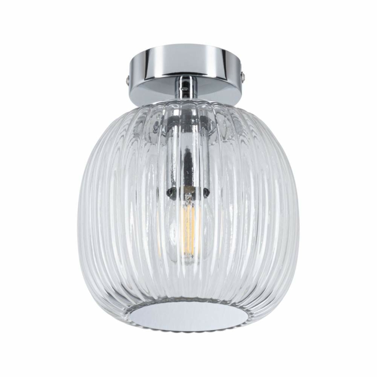 Paulmann LED Deckenleuchte Ruya Glas/Chrom IP44 E14 max. 20W dimmbar 230V