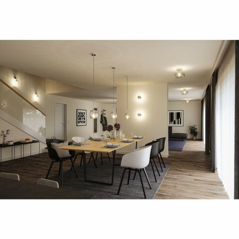 Paulmann LED Deckenleuchte Ruya Glas/Chrom IP44 E14 max. 20W dimmbar 230V