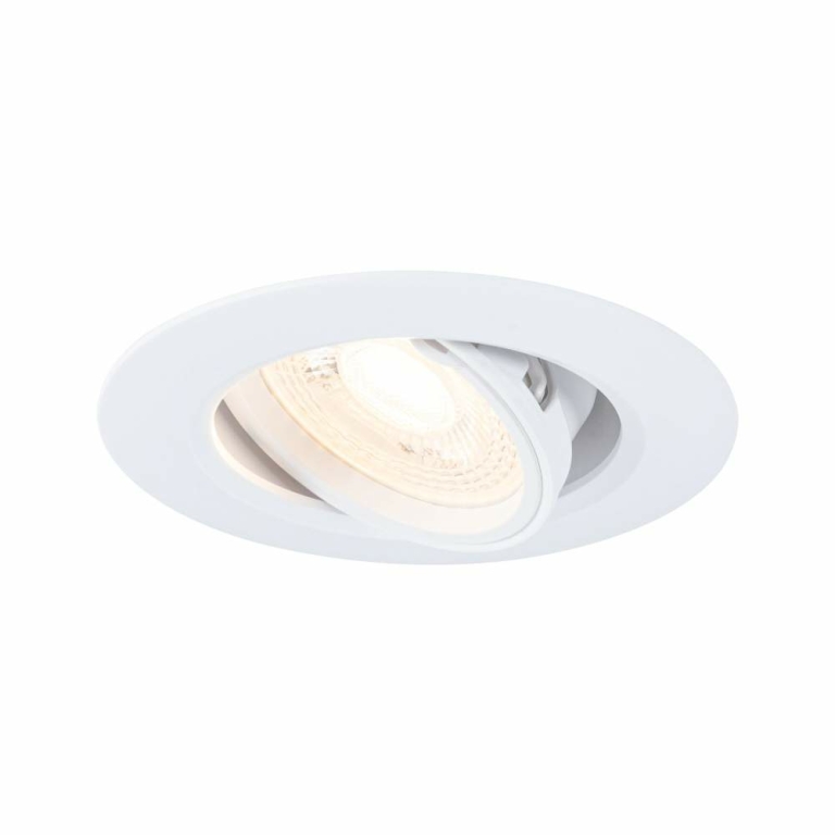 Paulmann Einbauleuchte 3er-Pack schwenkbar  rund 90mm 30° GU10 max. 3x10W  230V dimmbar  Weiß