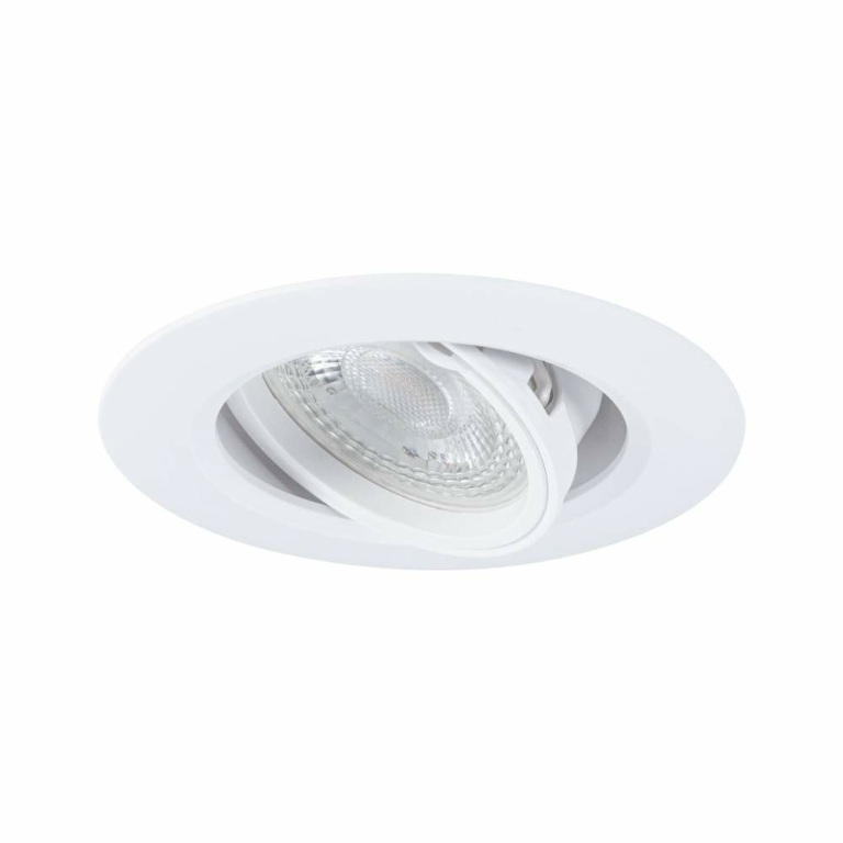 Paulmann Einbauleuchte 3er-Pack schwenkbar  rund 90mm 30° GU10 max. 3x10W  230V dimmbar  Weiß