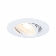 Einbauleuchte 3er-Pack schwenkbar  rund 90mm 30° GU10 max. 3x10W  230V dimmbar  Weiß