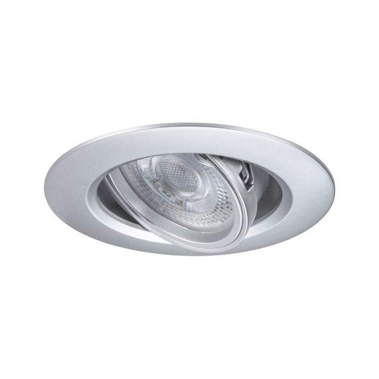 Paulmann Einbauleuchte 3er-Pack schwenkbar  rund 90mm 30° GU10 max. 3x10W  230V dimmbar  Chrom matt