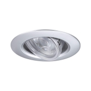 Einbauleuchte 3er-Pack schwenkbar  rund 90mm 30° GU10 max. 3x10W  230V dimmbar  Chrom matt
