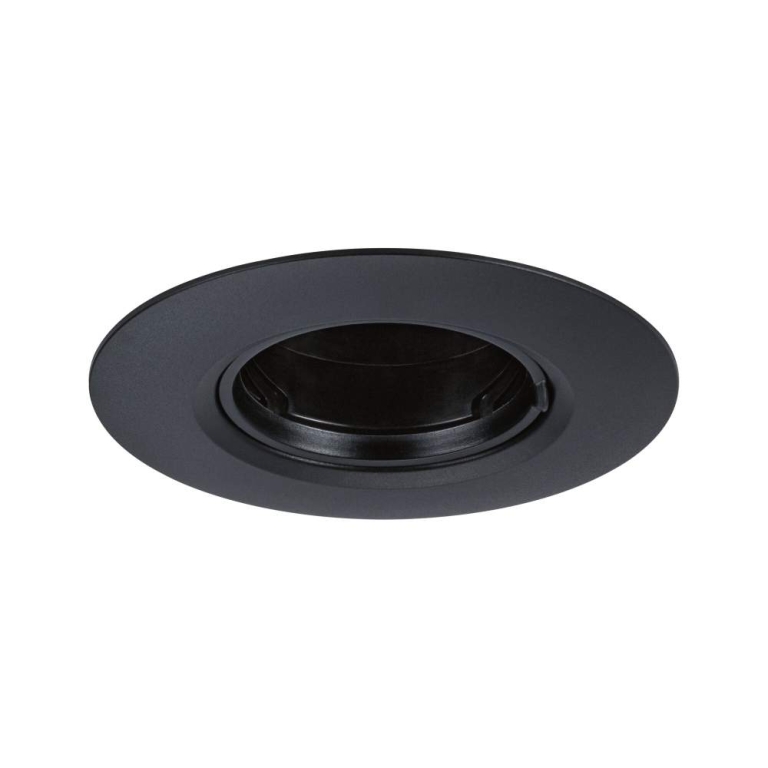 Paulmann Einbauleuchte 3er-Pack starr  rund 90mm  GU10 max. 3x10W  230V dimmbar  Schwarz