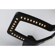 LED Außenwandleuchte Alara mit Bewegungsmelder eckig Anthrazit Goldlicht IP44 Smart Home ZigBee 230V