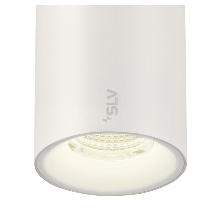 SLV NUMINOS® S, 48V Pendelleuchte, Pendellänge 150cm, 4000K, 40°, DALI 2, matt weiß