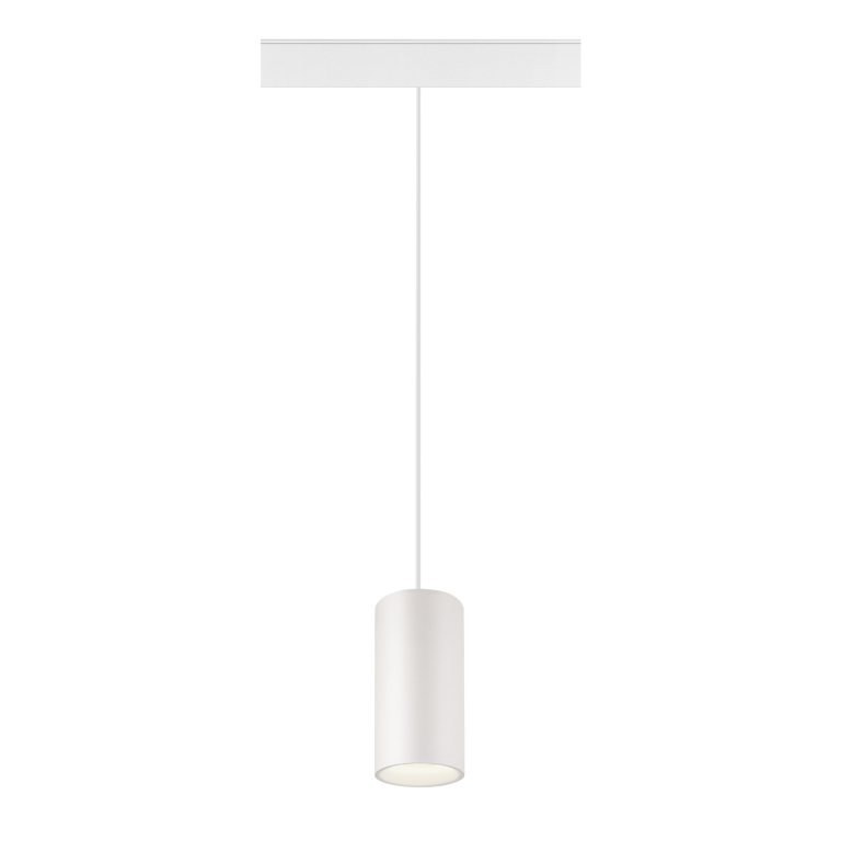 SLV NUMINOS® S, 48V Pendelleuchte, Pendellänge 150cm, 4000K, 40°, DALI 2, matt weiß