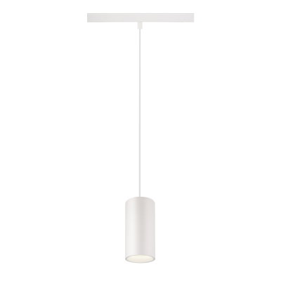 SLV NUMINOS® S, 48V Pendelleuchte, Pendellänge 150cm, 4000K, 40°, DALI 2, matt weiß