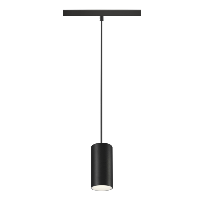 SLV NUMINOS® S, 48V Pendelleuchte, Pendellänge 150cm, 4000K, 40°, DALI 2, matt schwarz / matt weiß
