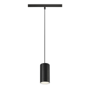 NUMINOS® S, 48V Pendelleuchte, Pendellänge 150cm, 4000K, 40°, DALI 2, matt schwarz / matt weiß