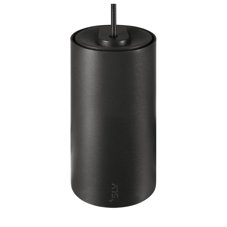 SLV NUMINOS® S, 48V Pendelleuchte, Pendellänge 150cm, 4000K, 20°, DALI 2, matt schwarz / matt weiß