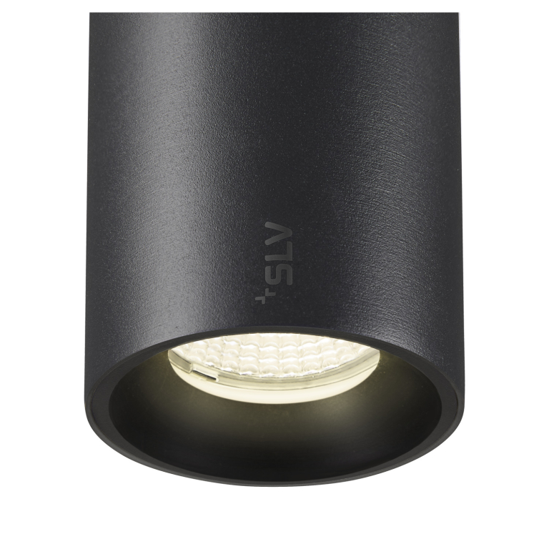 SLV NUMINOS® S, 48V Pendelleuchte, Pendellänge 150cm, 4000K, 20°, DALI 2, matt schwarz