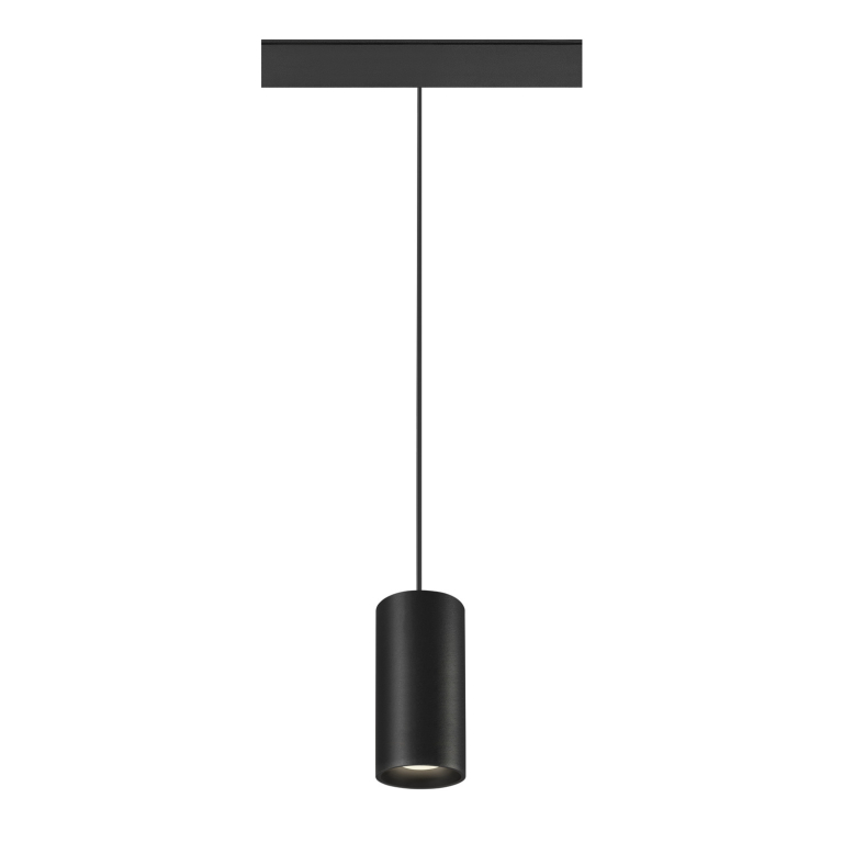 SLV NUMINOS® S, 48V Pendelleuchte, Pendellänge 150cm, 4000K, 20°, DALI 2, matt schwarz