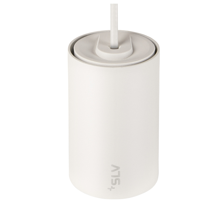 SLV NUMINOS® XS, 48V Pendelleuchte, Pendellänge 150cm, 4000K, 40°, DALI 2, matt weiß