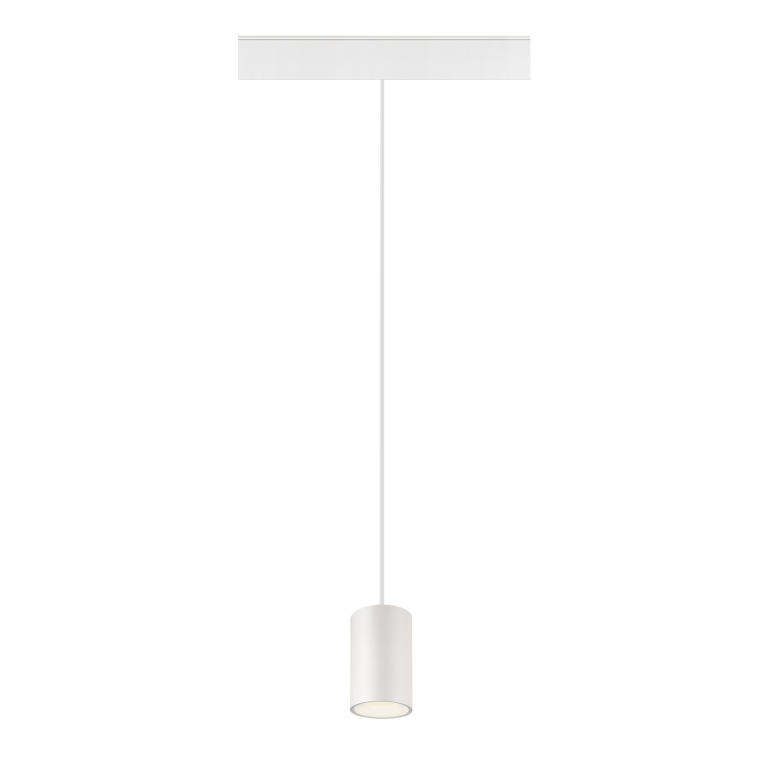 SLV NUMINOS® XS, 48V Pendelleuchte, Pendellänge 150cm, 4000K, 40°, DALI 2, matt weiß