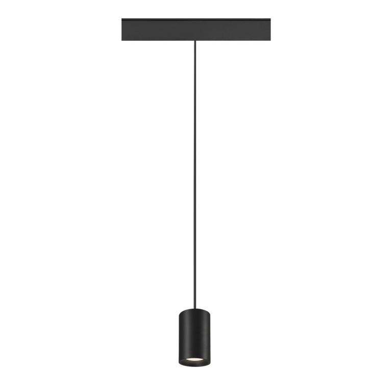 SLV NUMINOS® XS, 48V Pendelleuchte, Pendellänge 150cm, 4000K, 55°, DALI 2, matt schwarz