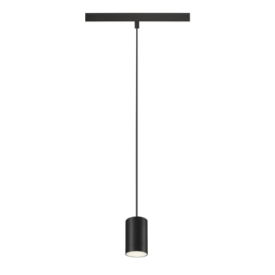 SLV NUMINOS® XS, 48V Pendelleuchte, Pendellänge 150cm, 4000K, 40°, DALI 2, matt schwarz / matt weiß