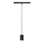 NUMINOS® XS, 48V Pendelleuchte, Pendellänge 150cm, 4000K, 40°, DALI 2, matt schwarz / matt weiß