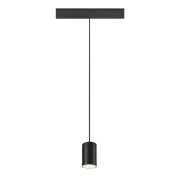 NUMINOS® XS, 48V Pendelleuchte, Pendellänge 150cm, 4000K, 40°, DALI 2, matt schwarz / matt weiß