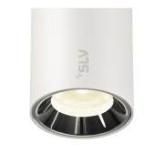 NUMINOS® XS, 48V Spot, rund, 4000K, 8.7W, DALI 2, 55°, matt weiß / glänzend chrom
