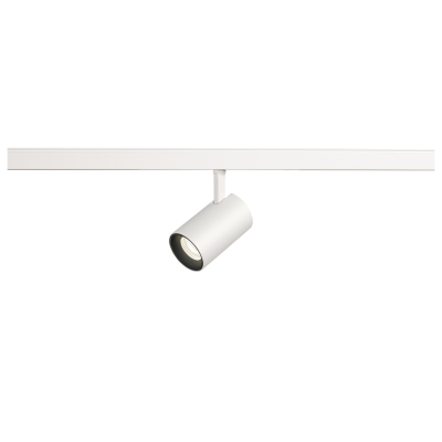 SLV NUMINOS® XS, 48V Spot, rund, 4000K, 8.7W, DALI 2, 40°, matt weiß / matt schwarz