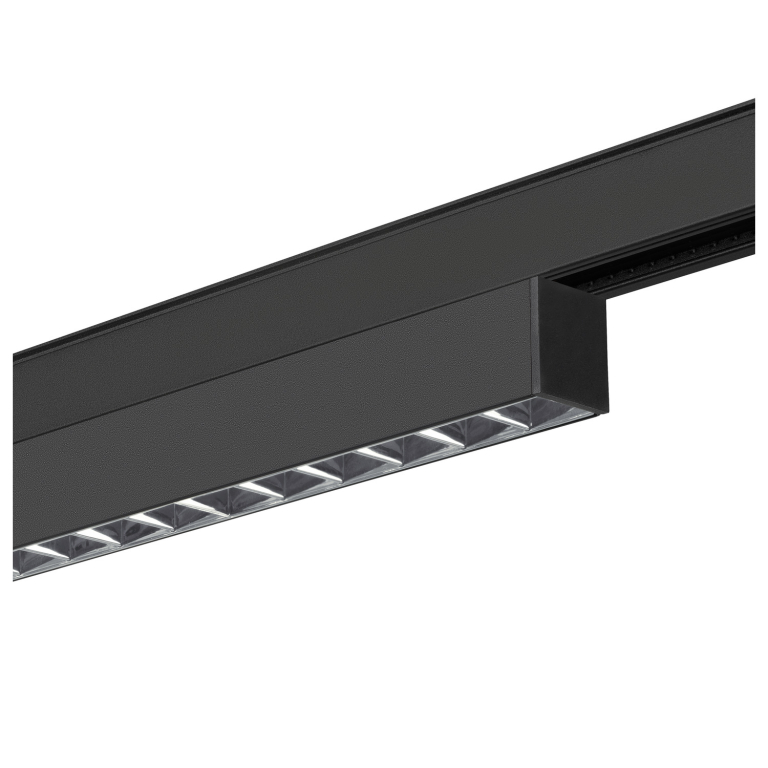 SLV IN-LINE 44, 48V Spot, Darklight Reflector, DALI, schwarz, 14W, 1250lm, 4000K, CRI90, 35°
