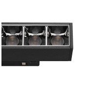 IN-LINE 44, 48V Spot, Darklight Reflector, DALI, schwarz, 14W, 1250lm, 4000K, CRI90, 35°