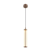 SLV QUIMERA, Pendelleuchte, Pendellänge 150cm, 2700/3000K, PHASE, dunkel kupfer