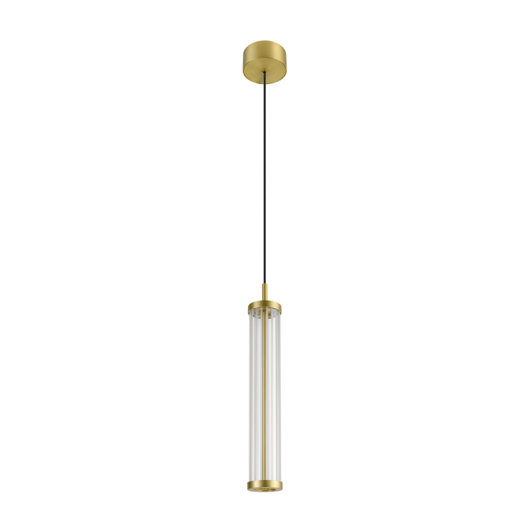 SLV QUIMERA, Pendelleuchte, Pendellänge 150cm, 2700/3000K, PHASE, gebürstet messing