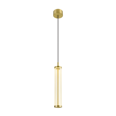 SLV QUIMERA, Pendelleuchte, Pendellänge 150cm, 2700/3000K, PHASE, gebürstet messing