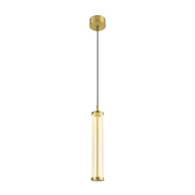 SLV QUIMERA, Pendelleuchte, Pendellänge 150cm, 2700/3000K, PHASE, gebürstet messing