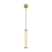 QUIMERA, Pendelleuchte, Pendellänge 150cm, 2700/3000K, PHASE, gebürstet messing