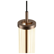 QUIMERA, 1 Phasen  Pendelleuchte, Pendellänge 150cm, 2700K, PHASE, dunkel kupfer