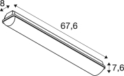 WATERPROOF V, DALI 600 18W 840 IP66