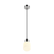 VARYT, Pendelleuchte, E14, Pendellänge 150cm, 1x max. 6W, chrom