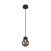 VARYT, Pendelleuchte, E14, Pendellänge 150cm, 1x max. 6W, schwarz
