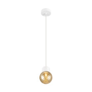 VARYT, Pendelleuchte, E14, Pendellänge 150cm, 1x max. 6W, weiß