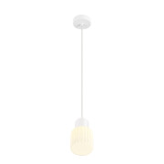 VARYT, Pendelleuchte, E14, Pendellänge 150cm, 1x max. 6W, weiß